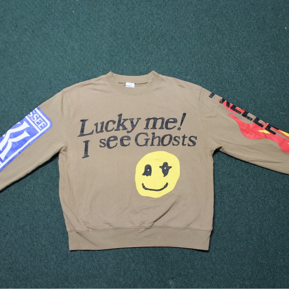 Brown Graphic Men Sweater